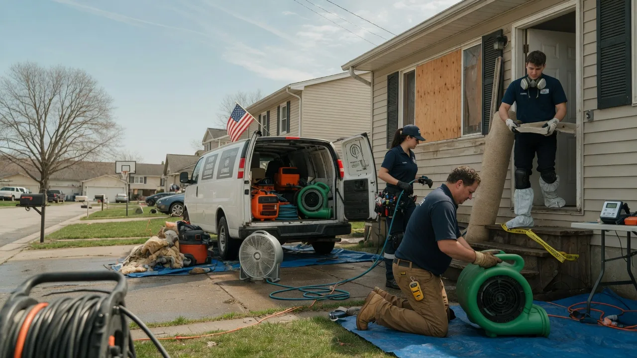 Water Damage Restoration in Mackey, IN near me